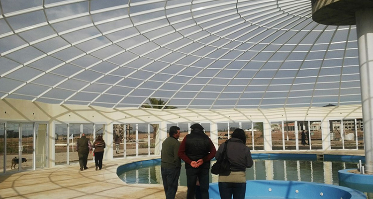Sistema de deshumectación en parque termal Dolores